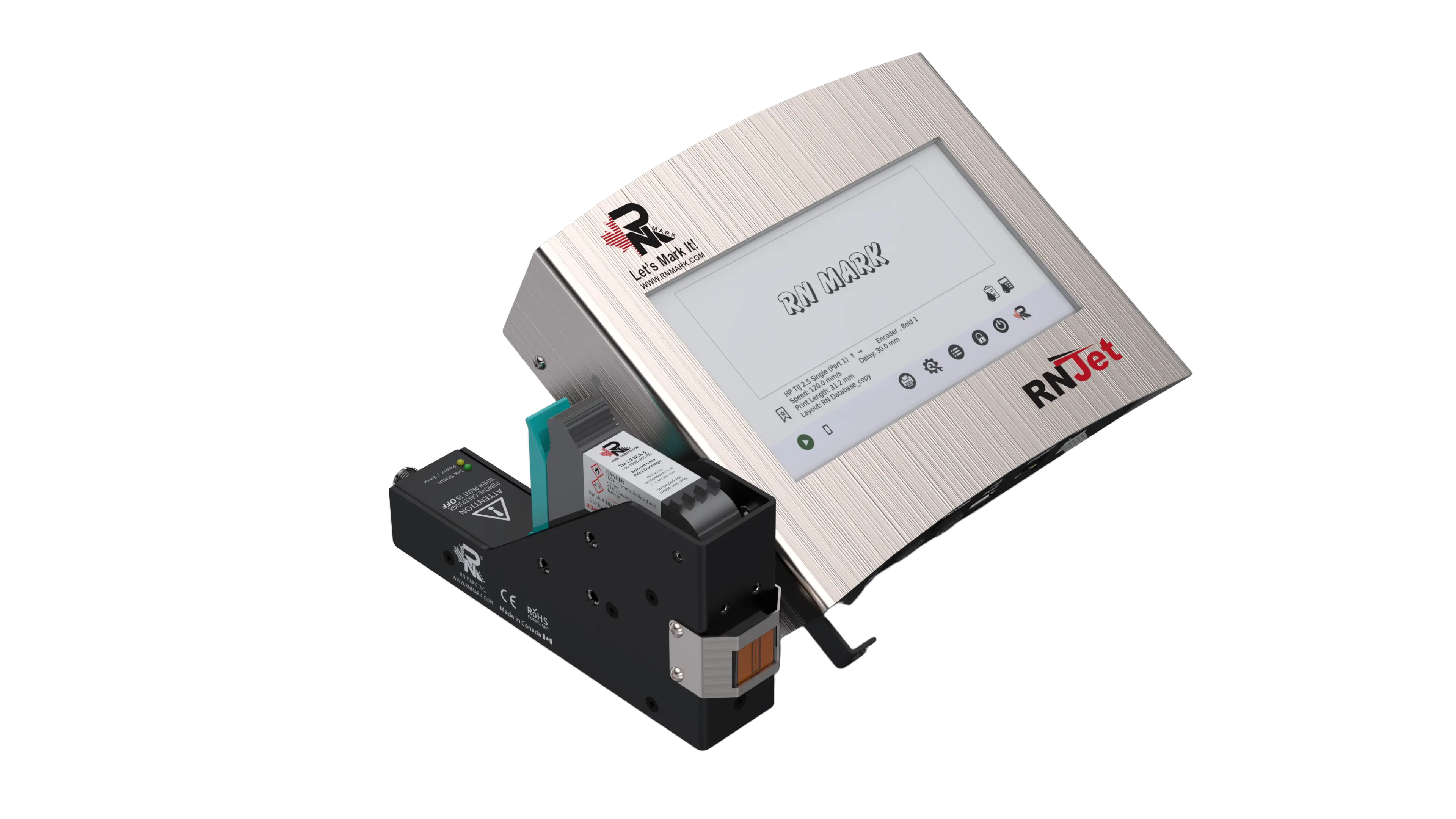 Codificador de lote, impressora jato de tinta industrial, codificador de data