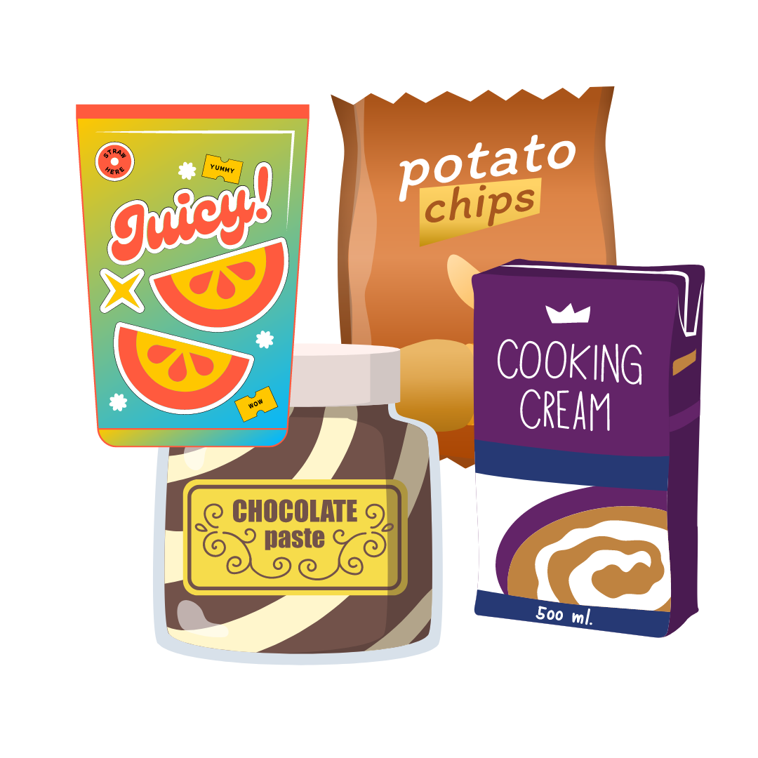Coding and marking of cereals, flour and baked goods