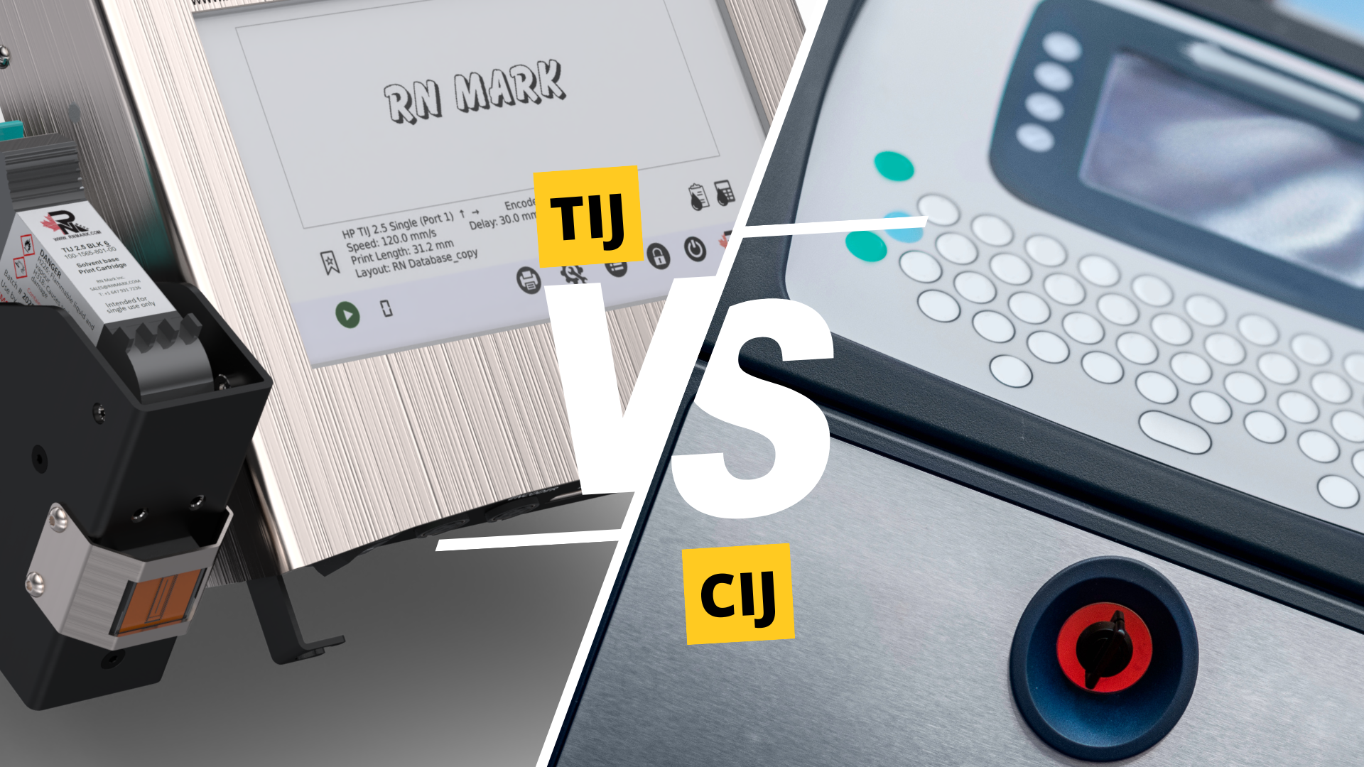 Continuous inkjet printer vs Thermal inkjet printer