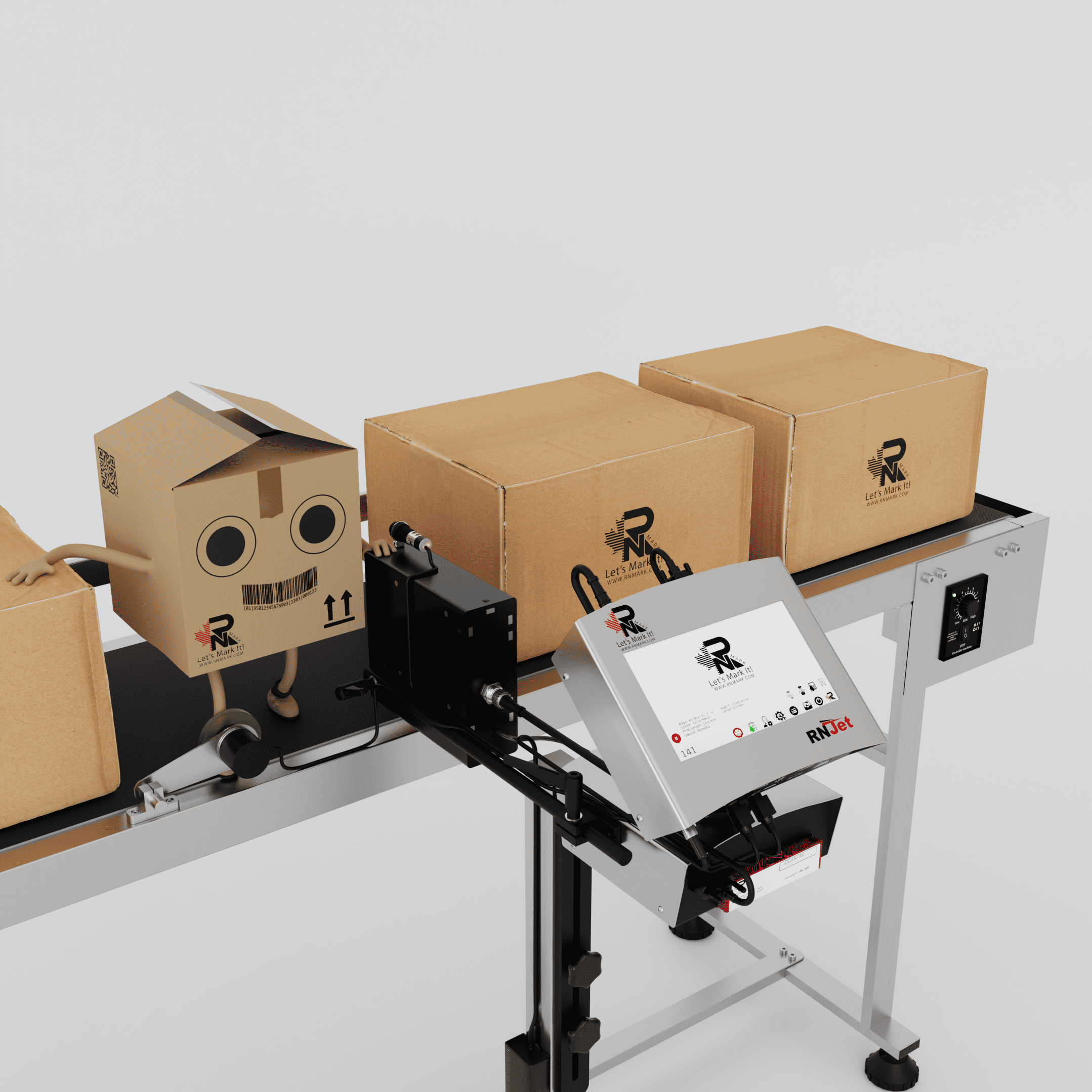 best label applicator machine, box printer, rnjet 72