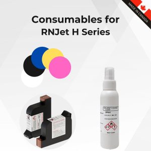 TIJ Industrial Printing Ink and Cleaner for RNJet H1/H2/H3/H4 Coders